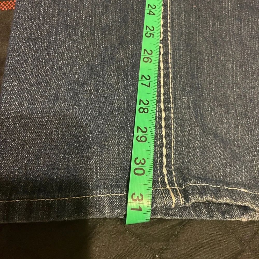 True Religion Men's Relaxed Jeans in Blue with Red Label